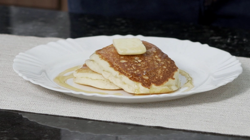 Panqueca tipo americana e tipo crepe sem glúten